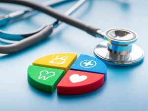 Medical Icon On Jigsaw Puzzle For Global Health Care